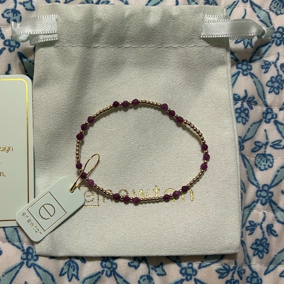 Enewton Ruby and Gold Bead Bracelet - Picture 2 of 4